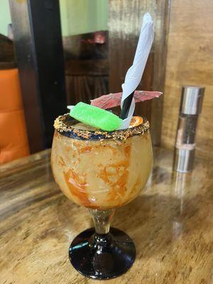 Pineapple jalapeños margarita