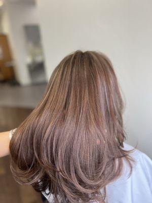 balayage highlight Smp scalp hair tattoo dallasperm by nayoung in Dallas 2145298297 hair video @nayoungsalon#달라스미용실 #달라스헤어 #달라스남자파마 #달라스컬러