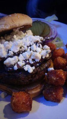 Bleu cheese burger.. great