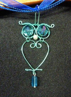 https://norachen.weebly.com/jewelry-class.html 
  2 Hour claass how to make Owl Jan 25,26,27 - click above link