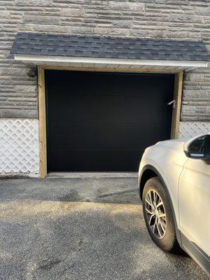 New garage door