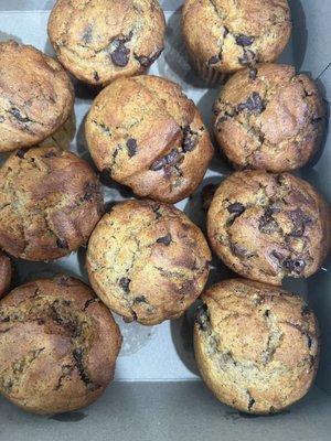 Banana Chocolate Chip muffins