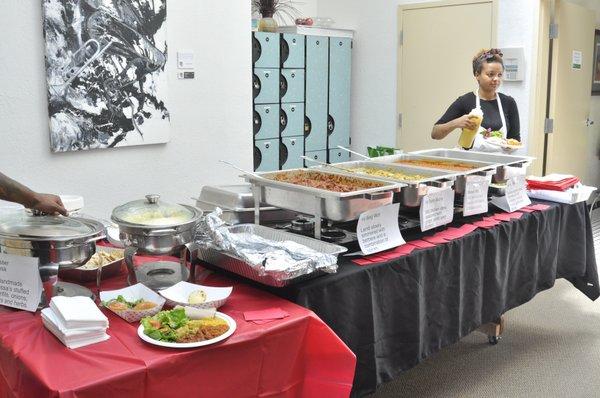 Enssaro Ethiopian Restaurant served their delicious food at Braunch Party 2015