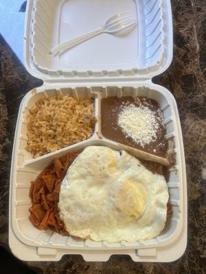 Chilaquiles rojas