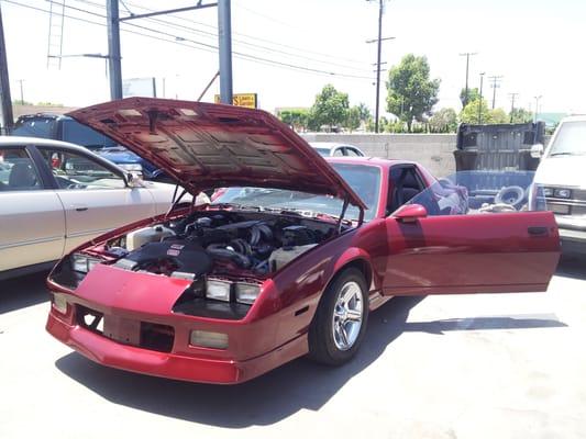 Camaro IROC Z 1989 just newly painted at the shop