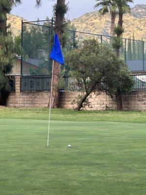 Birdie #2 on finishing hole