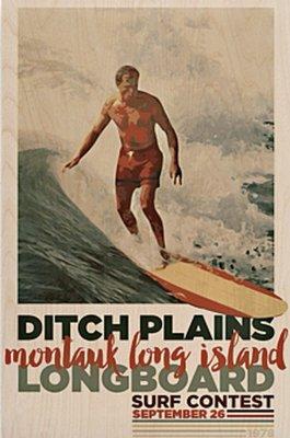 1978 Vintage Poster promoting Montauk! A Surfers Paradise! NYC.