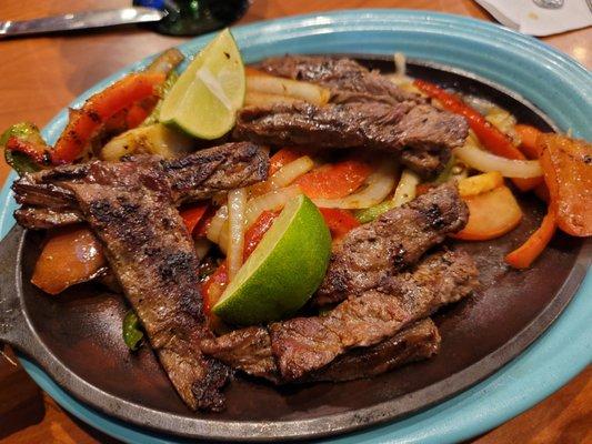 Beef fajitas