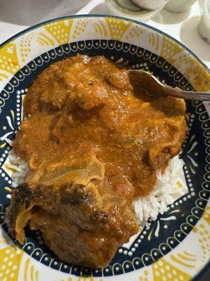 Goat Curry (Bone-In Goat), level 4 spicy