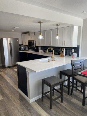 Gorgeous basement wet bar