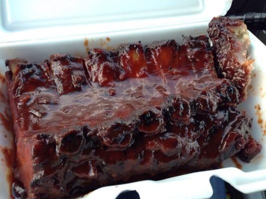 Half slab of baby backs