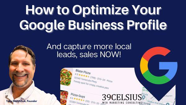 How to optimize your Google Business Profile