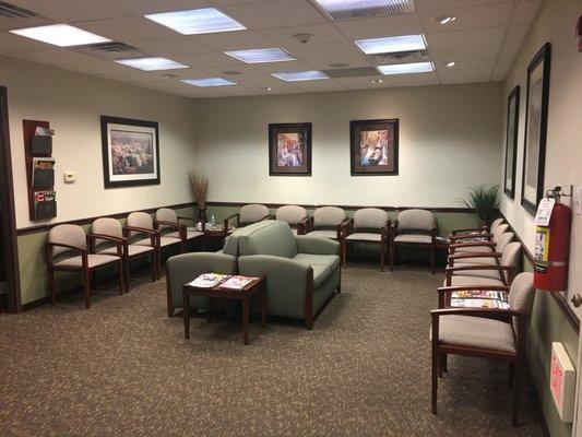 Patient waiting area.