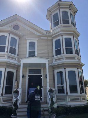 Our home is a historic Victorian built in 1877 so we were nervous about having the Grand Piano delivered. Encore did a GREAT job as usual!