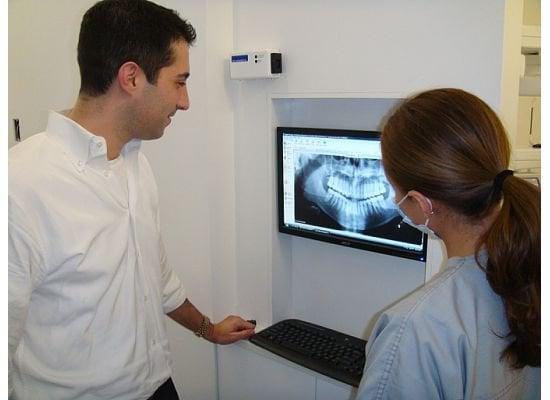 Checking out the digital x-rays