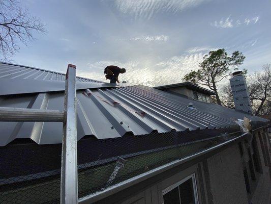 Hampton hills New Metal roof for a residential home!