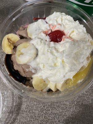 Banana Split with hair