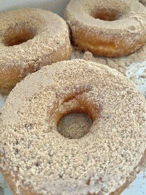 Rise'n Roll Bakery: Cinnamon Caramel Donut (donut covered in caramel sauce, dusted w/ cinnamon sugar)