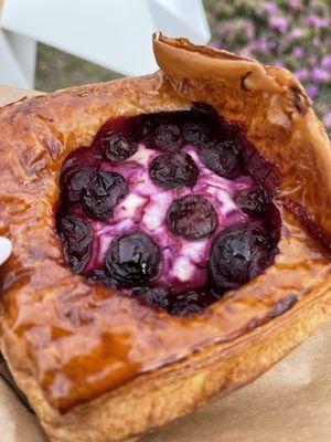 Blueberry cream cheese croissant