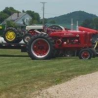 The classic tractor class at the car show