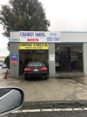 Chabot Smog Checking in