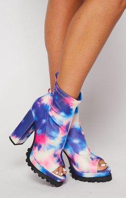 Cut Out Platform Bootie Heel - clothing store