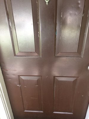 When you move on, this is how your door looks.