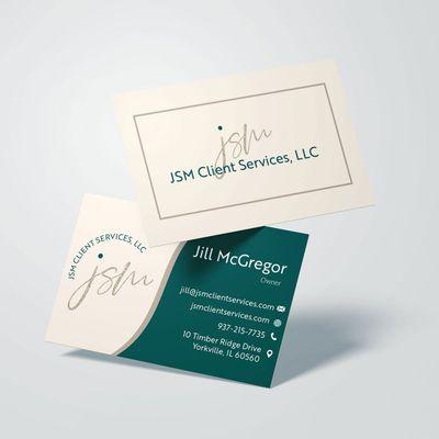 Brand Strategy, Brand Identity Design, and Business Card Design for JSM Consulting. Chicago, Illinois