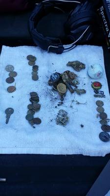 Some of our finds for the day.