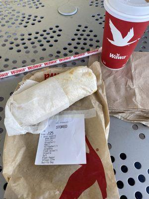 Breakfast Burrito with Coffee   FJB