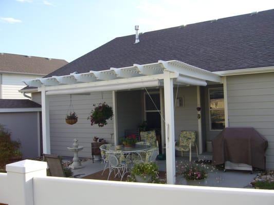 Vinyl Pergola in Greeley