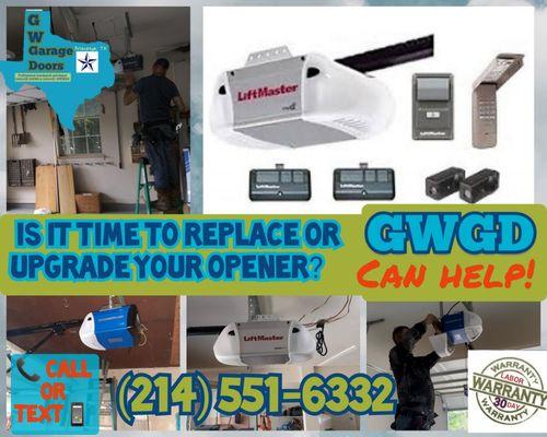 Call us for your garage door opener installation or repair!