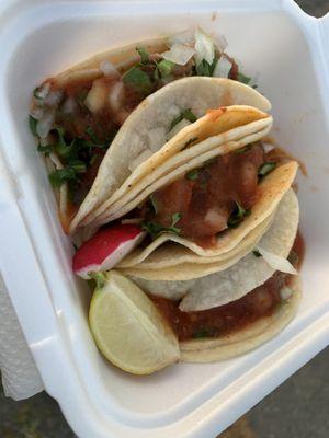 Chicken tacos