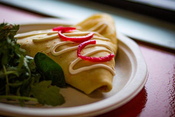 Chorizo crepe