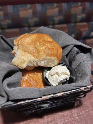 Bread.  These were sweet, which was odd af but they were good