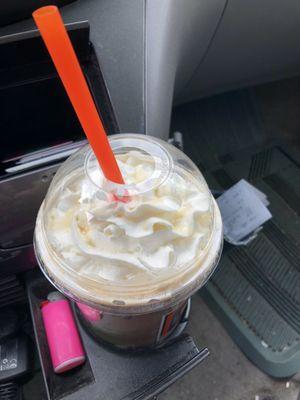 Iced white mocha