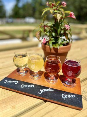 Cider flight