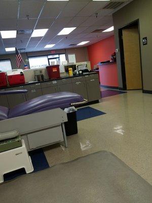 Very clean and safe blood donation center