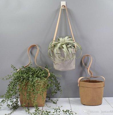 Reusable Washable Tear Resistant Kraft Paper Flower Pots To Hang Up Inside Or Outside