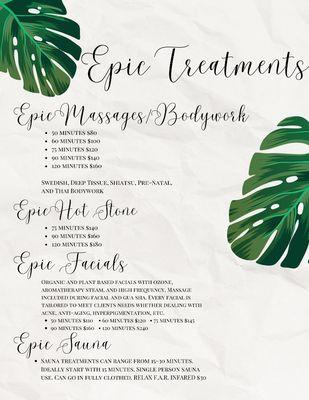 Epic Treatments