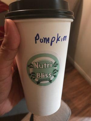 Pumpkin latte