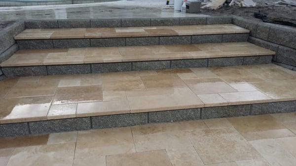 Travertine Steps