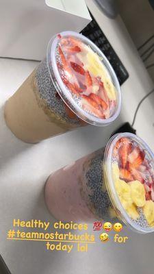 Big Monkey & Happy Strawberry Yogi Bowls