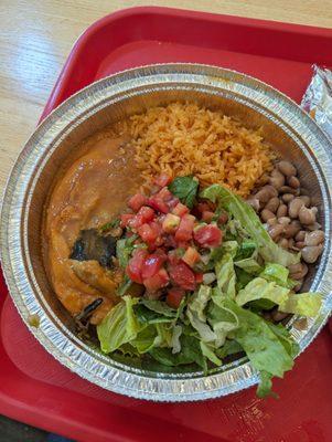 Wednesday special, Chile relleno.