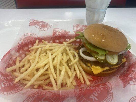 Original Double Steakburger with Cheese Combo