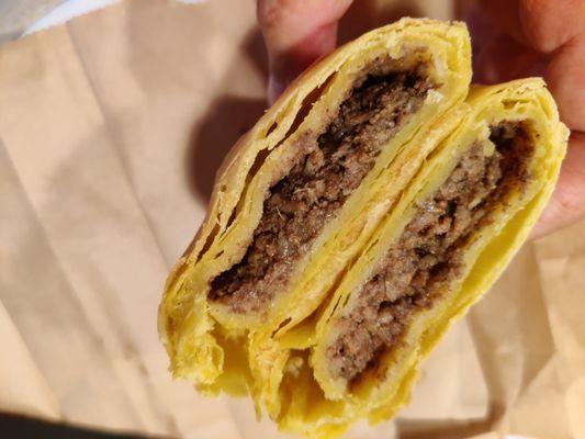 Inside of the Beef Patty