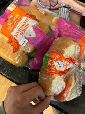 Stale bread purchased 2 days ago