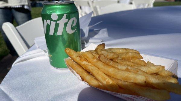 Crispy fries!