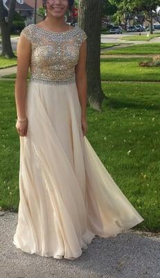 Ikes did it again!! Prom dress hemmed in a pinch and looked absolutely perfect!!