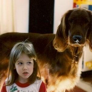 Me with my First Dog!